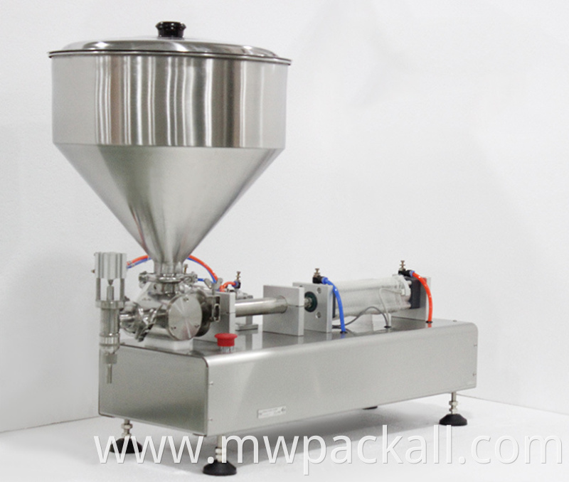 New style Stainless Steel Semi-Automatic Liquid Filling Paste Cream Filler Machine